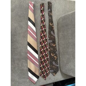 Vintage Neck Ties Mixed Lot Various Colors And Brands Dayton's FACETS Wentworth